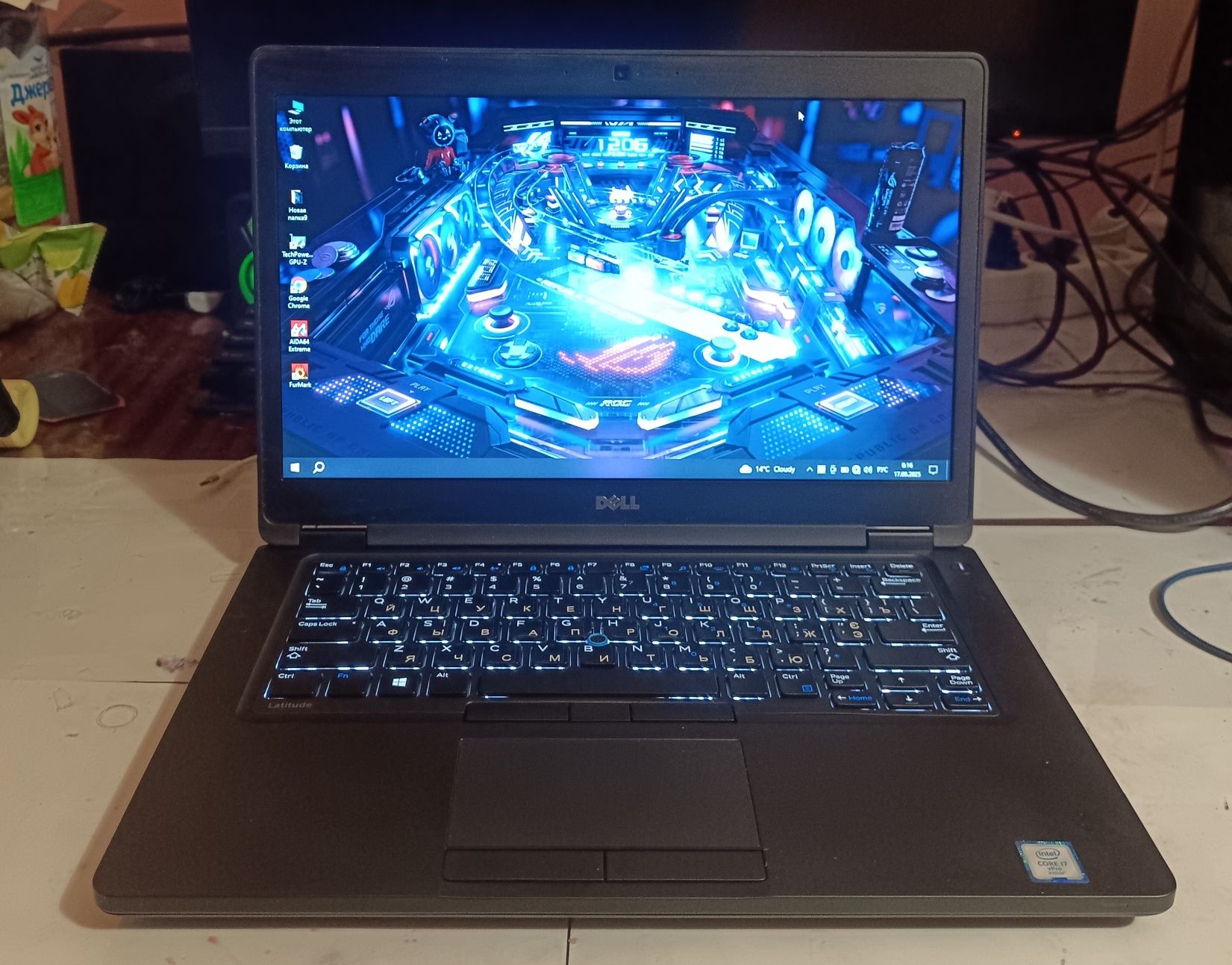 Ноутбук Dell Intel i7  Nvidia SSD ddr4