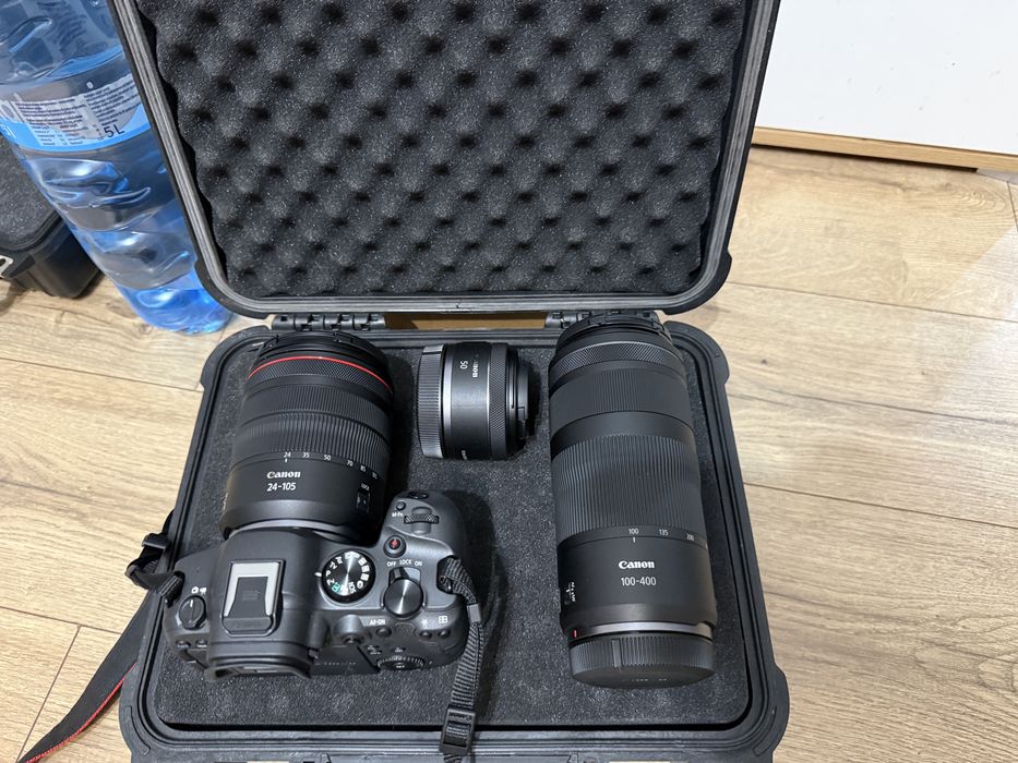 Canon R6 mark II plus 3 obiektywy