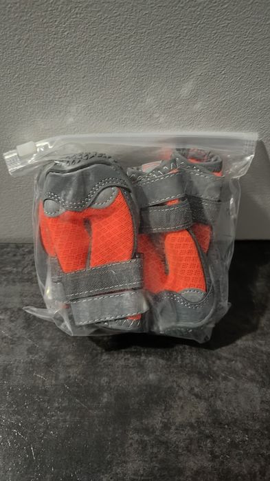 Zimowe buty dla psa, śniegowce, pomarańczowe, 4 szt rozmiar 3