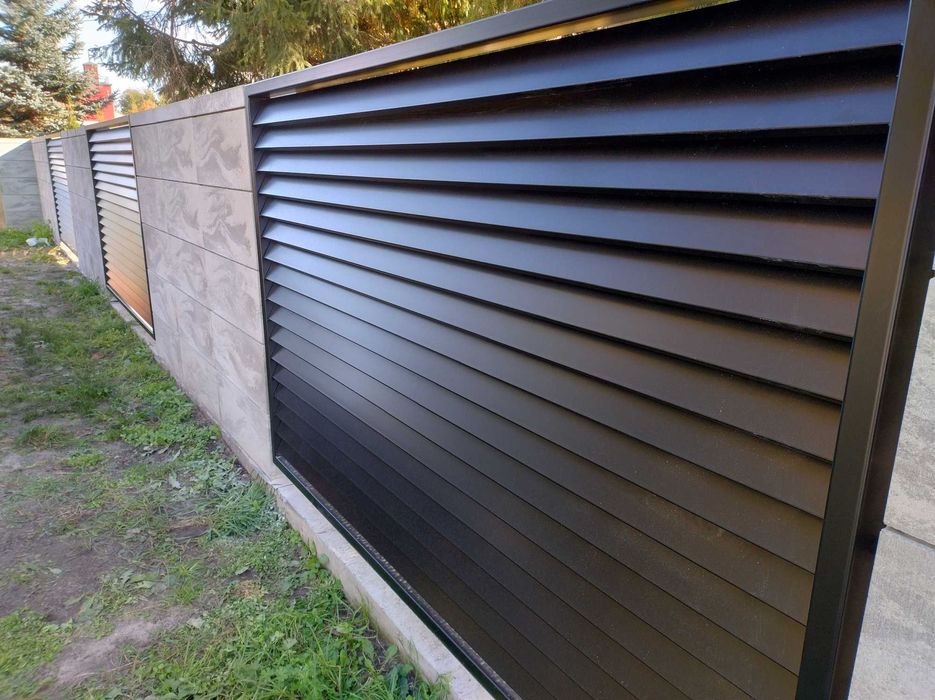 ogrodzenie żaluzjowe