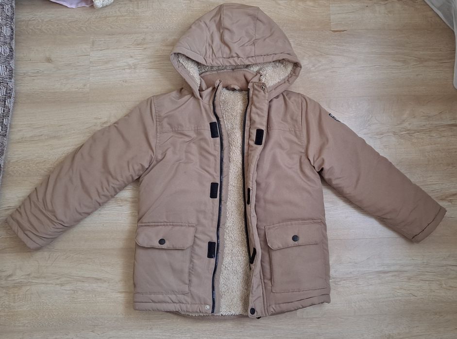 Kurtka zimowa chłopięca ocieplana 140