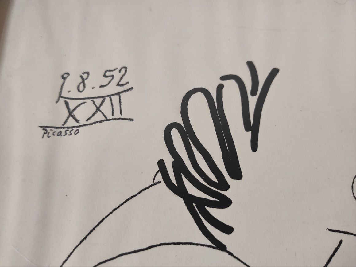 Pablo Picasso śpiąca kobieta oryginał