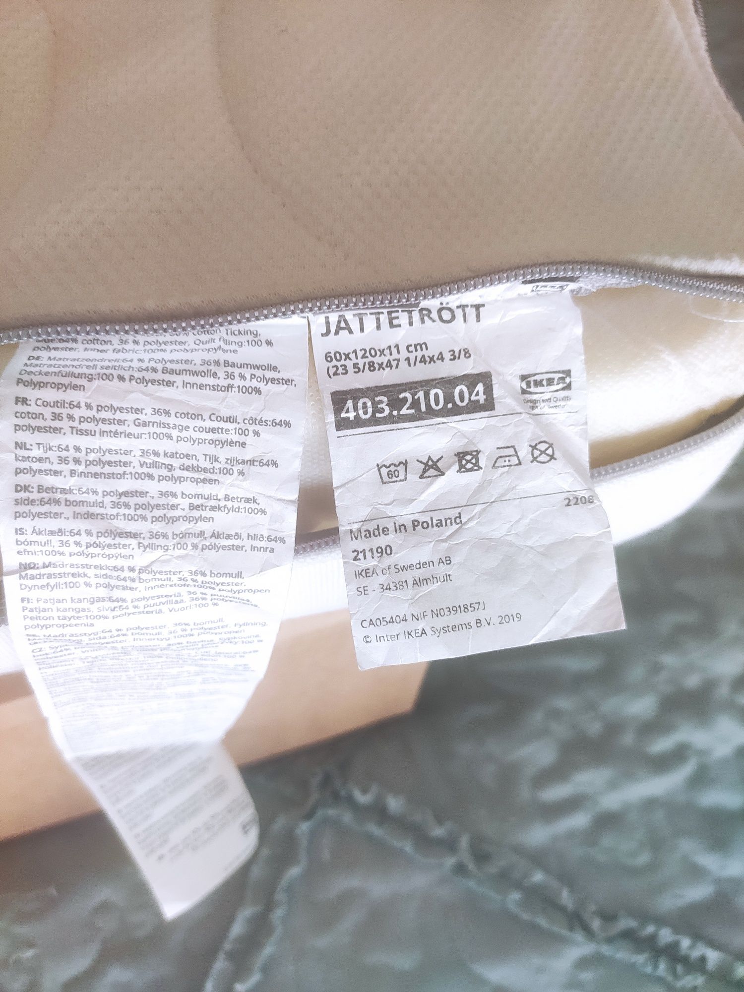 Colchão IKEA para berço