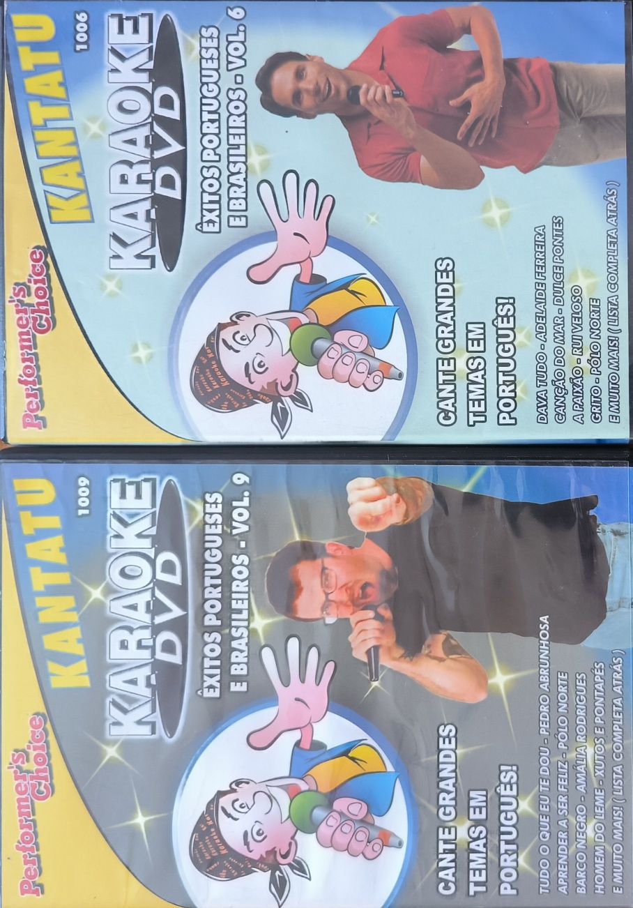 6 dvs de Karaoke Oficial com Selo Oficial