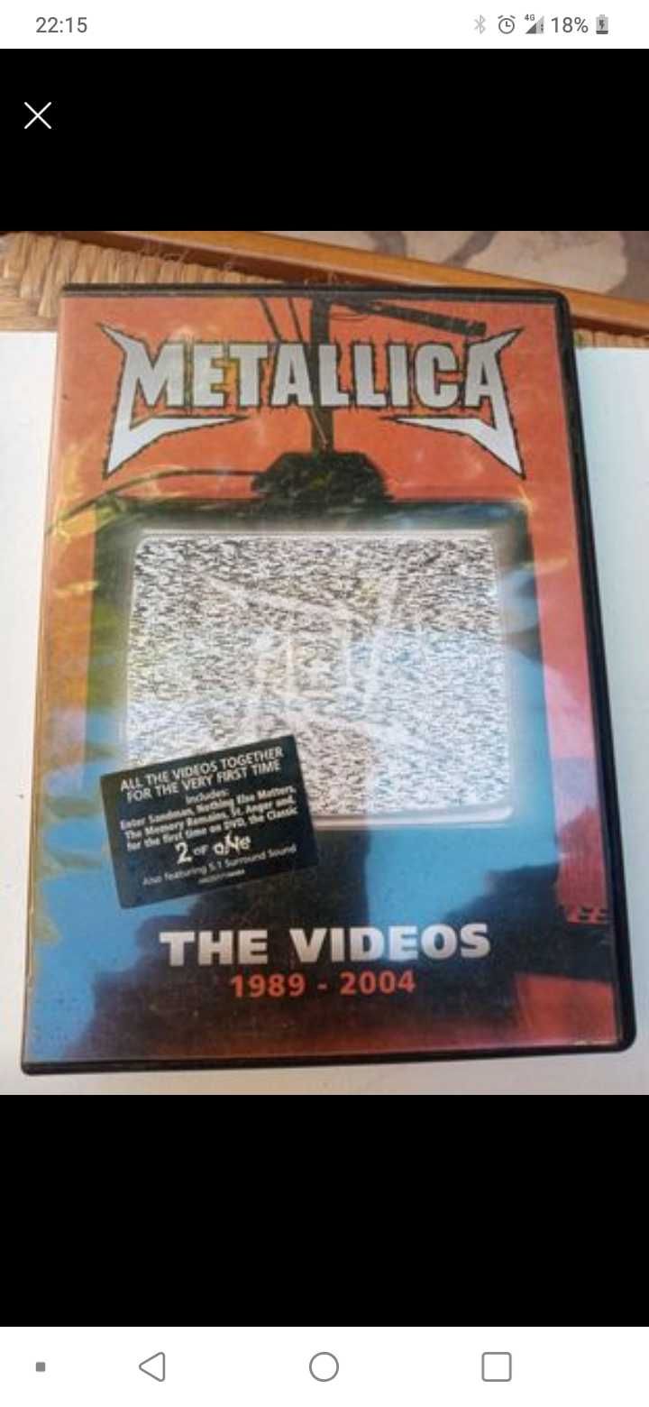 4 cd dvd METALLICA