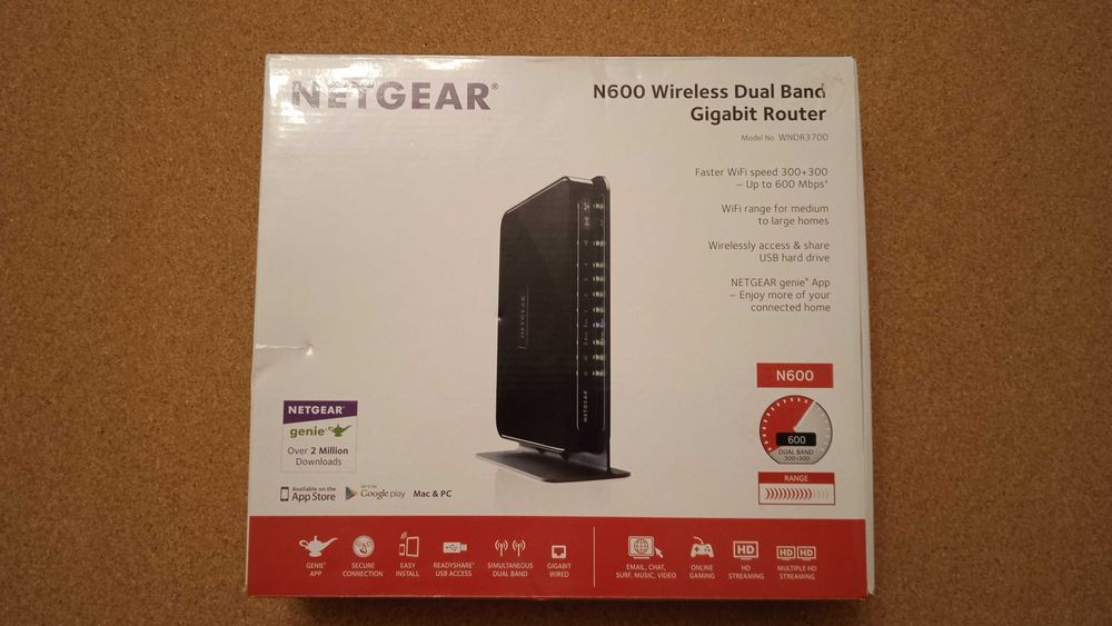 Router Netgear n600 WNDR3700 v4
