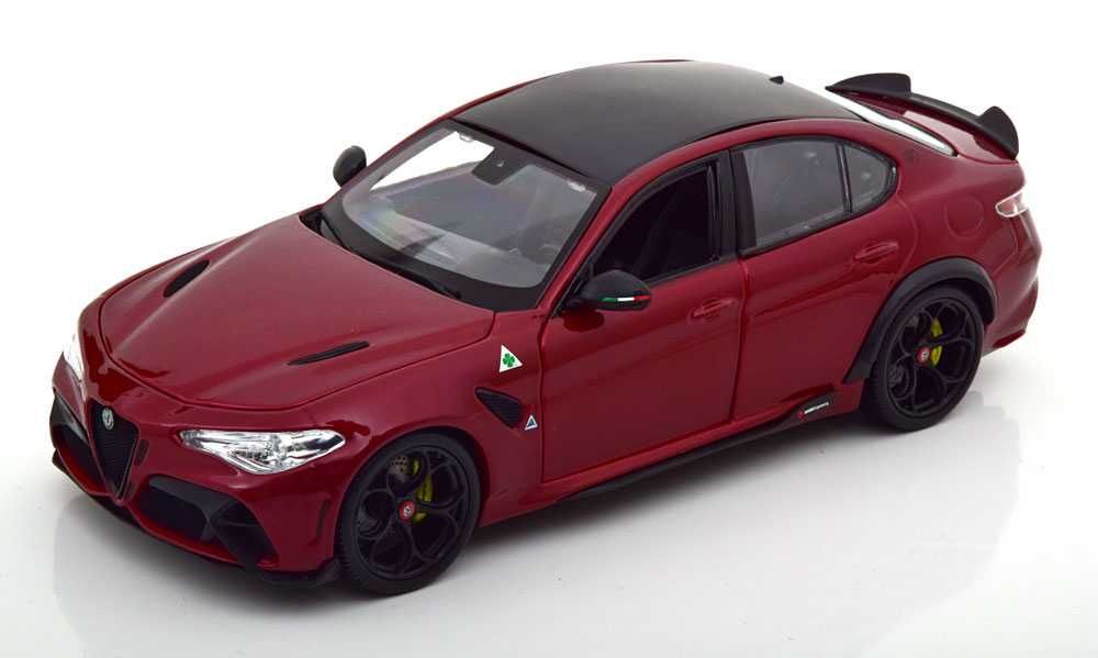 Model 1:18 Bburago Alfa Romeo Giulia GTA 2020 alfa dark red metallic