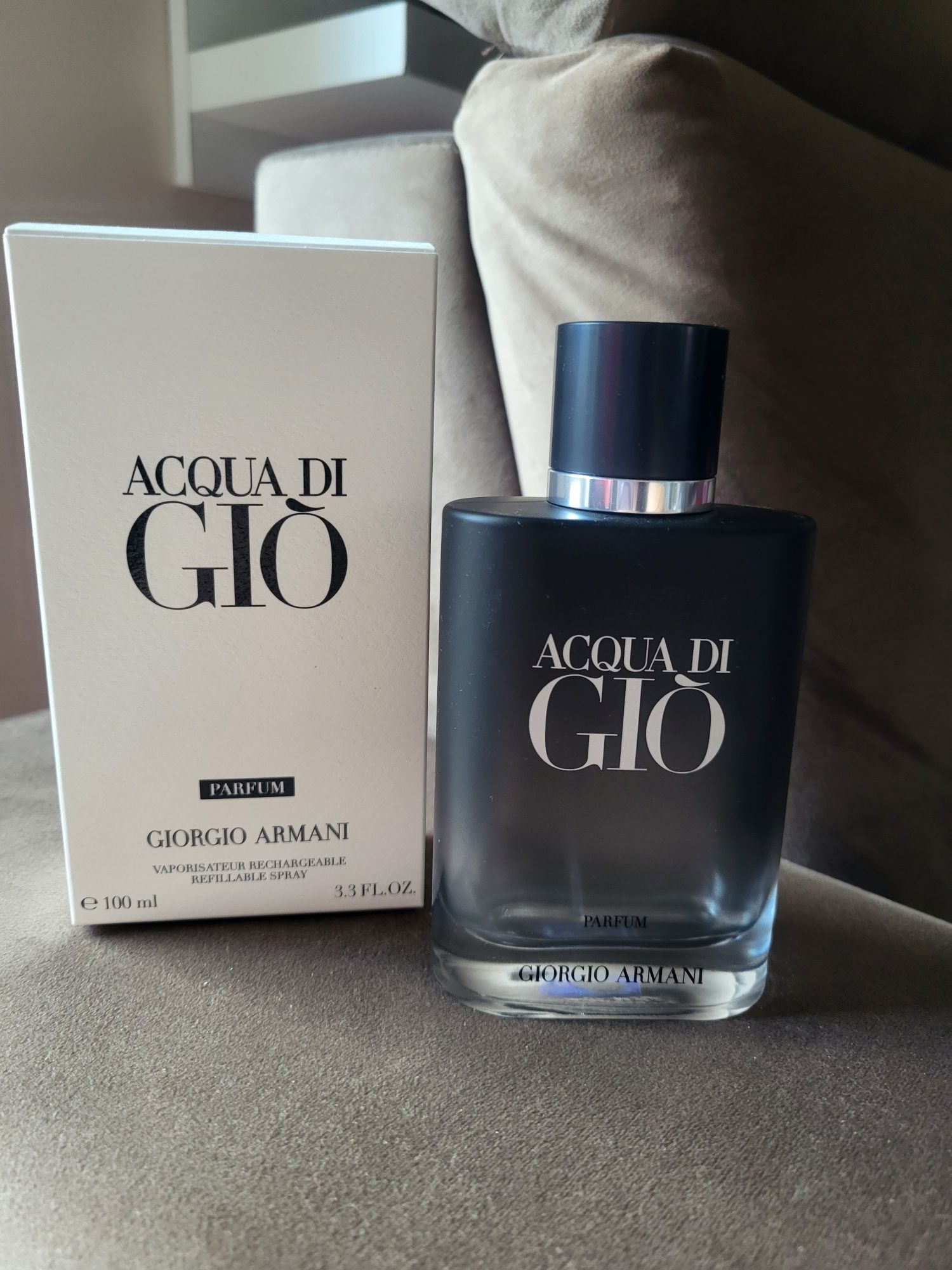 Flakon butelka pusta napełnialana Aqua Di Gio Parfum Giorgio Armani