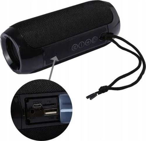 Głośnik bluetooth T&G  SD radio AUX TG117 czarny