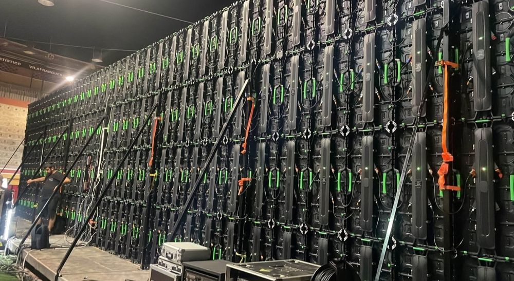 Ecrã Led P3,91 Outdoor lote de 81M2