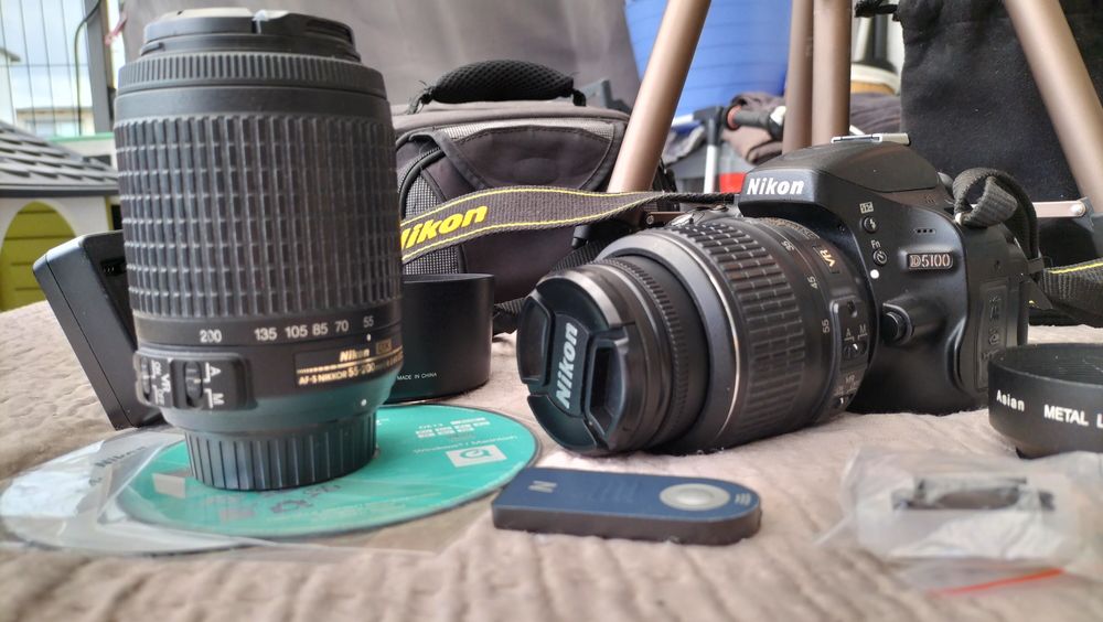 Zestaw Nikon d5100 - duży zestaw - Przebieg 2904