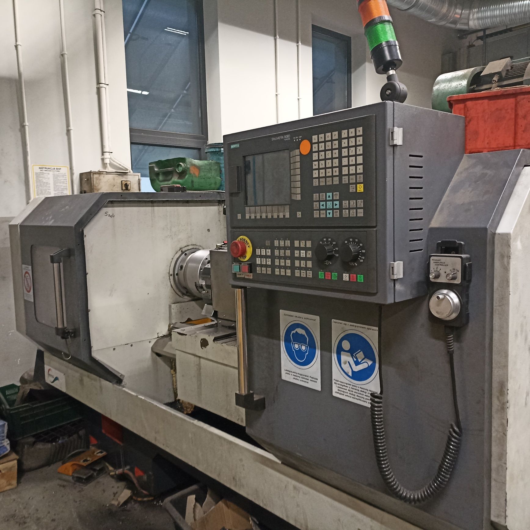 Tokarka CNC CK6150x1000 z hydrauliką