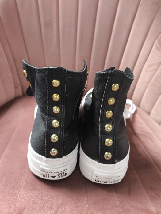 Converse Chuck Taylor Platform Star Studded Lift 38 czarne