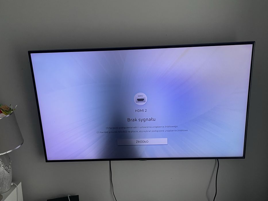 Telewizor Samsung 55 uszkodzony(ciemna plama)