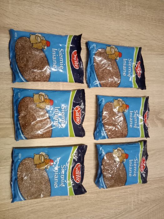 Siemię lniane Sante 6 sztuk. Pakiet 6. Okazja.