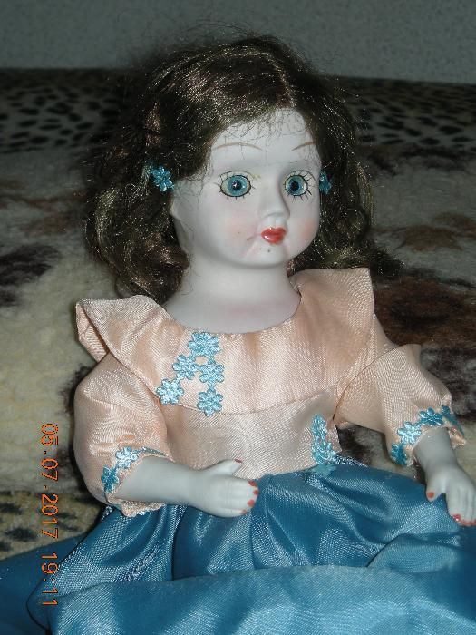 lalka porcelanowa, bardzo stara, 44 cm, antyk