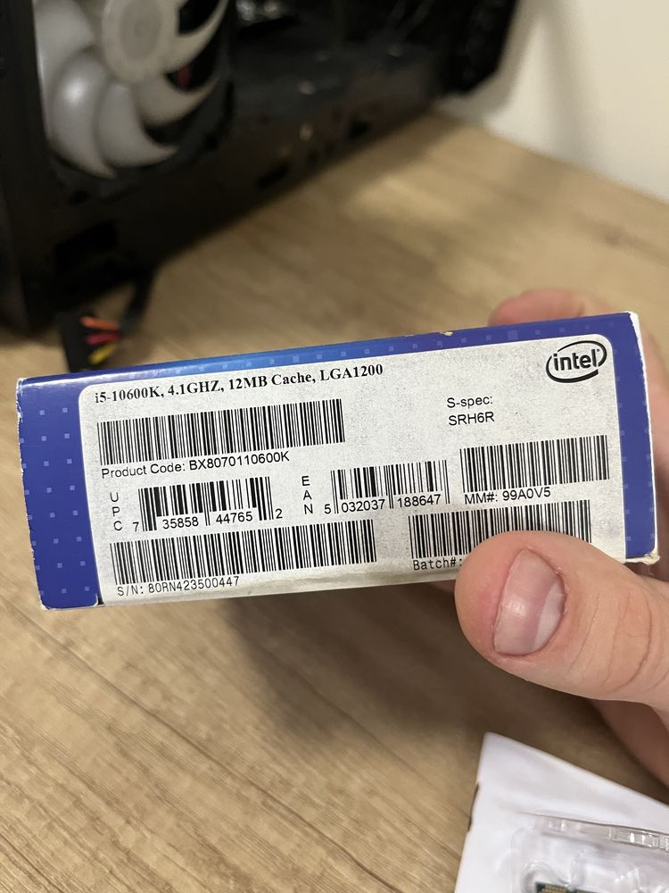 Intel Core i5-10600k 4.1Ghz
