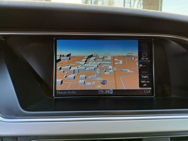 Audi polskie menu systemu nawigacji MMI 3G High A4 A5 A6 A8 Q5 Q7