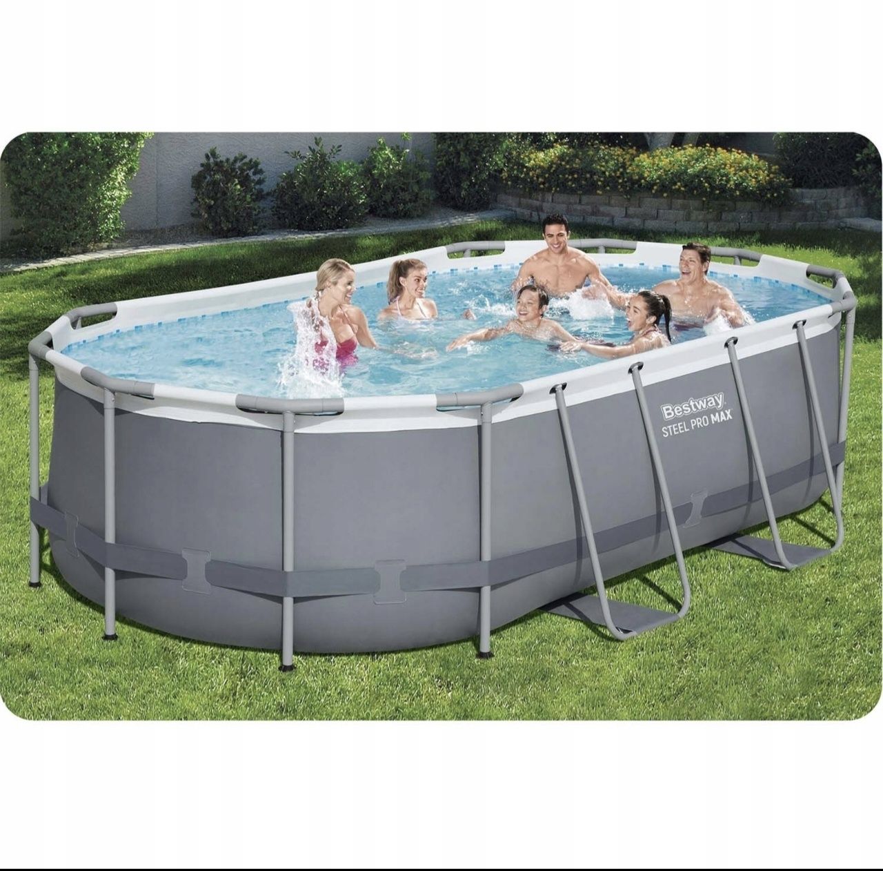 19w1 Basen ogrodowy stelażowy 427x250x100cm BESTWAY