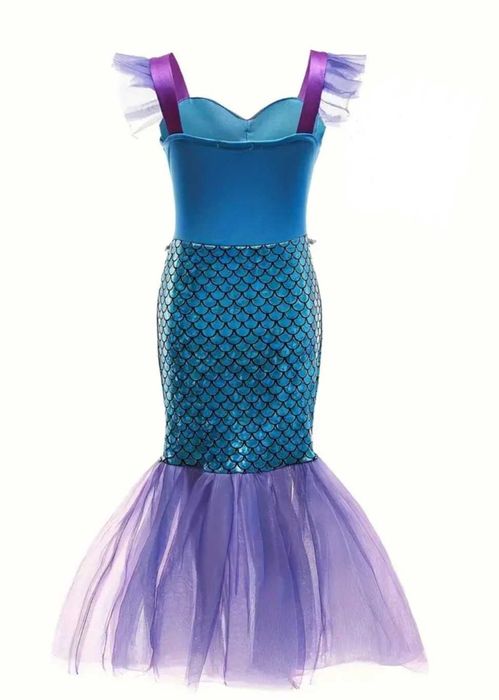 Nowy strój Syrenka Ariel Arielka, r. 122 przebranie księżniczka