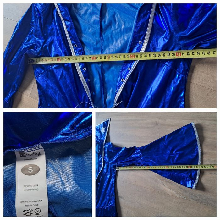 Strój przebranie kostium kombinezon lata 60 70-te S 36