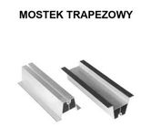 Mostek trapezowy H100mm, L330mm aluminium z uszczelką EPDM