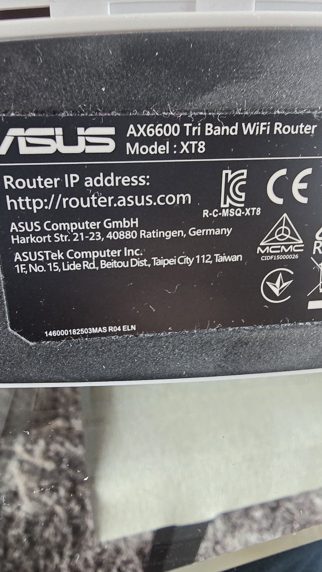 Asus Router ZenWiFi XT8 (Mesh)