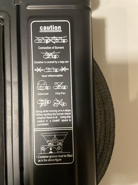 Горелка газовая туристическая с пьезоподжигом и кейсом