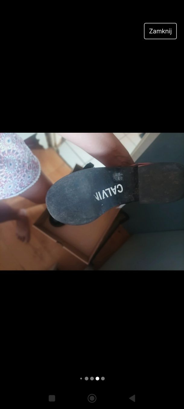 Botki glany Calvin klein wiosna