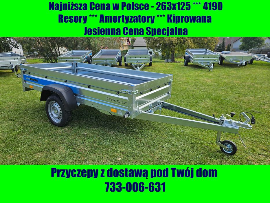 Nowa Przyczepa Faro Tractus * Resory *** Kiprowana * PROMOCJA JESIENNA