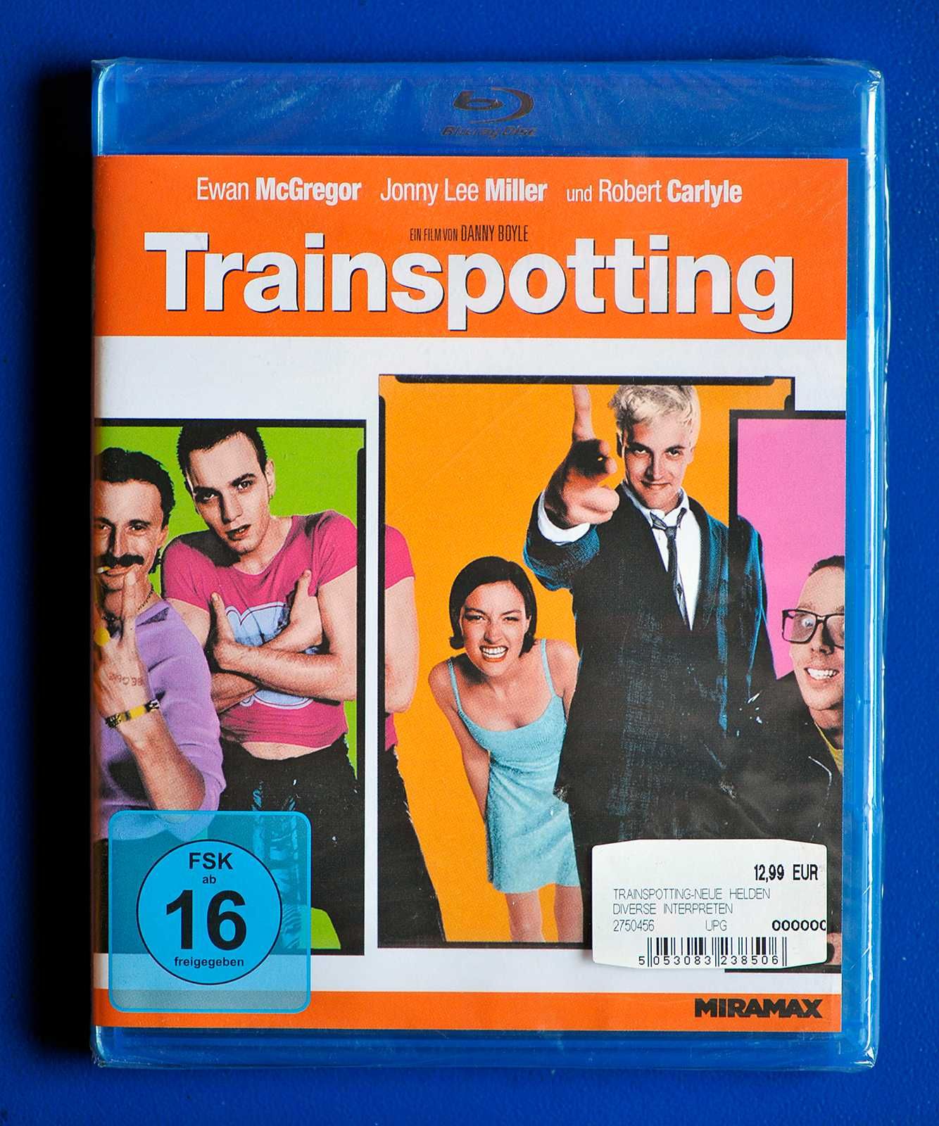 TRAINSPOTTING Blu-ray, bez PL, nowa w folii!