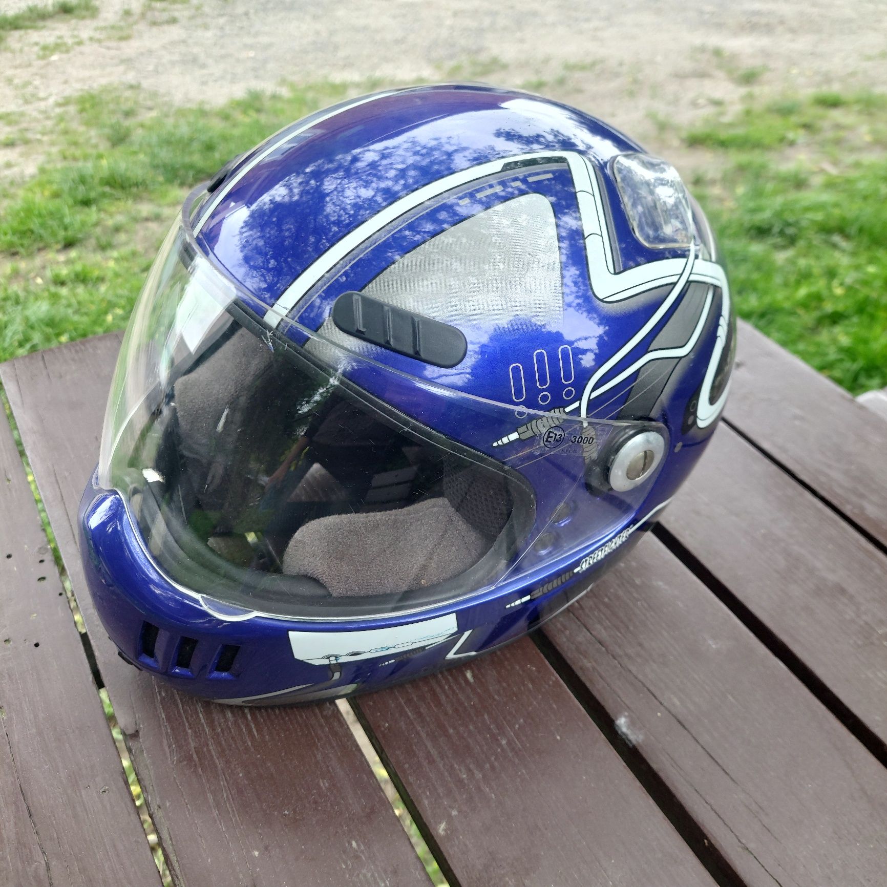 Kask na motor roz.XS