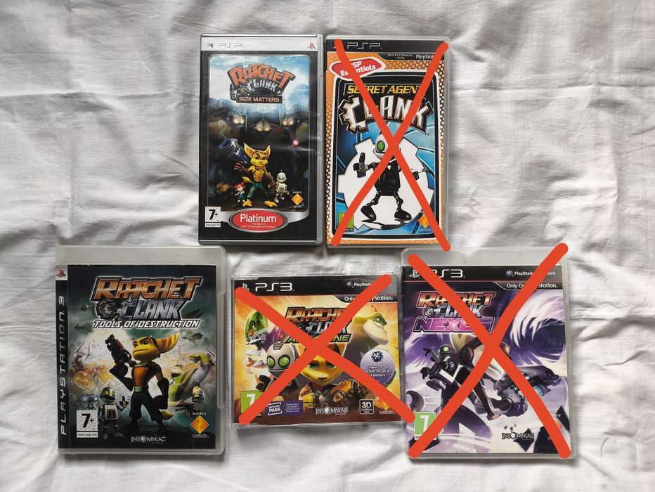 Pack Jogos Ratchet & Clank (PSP/PS3)