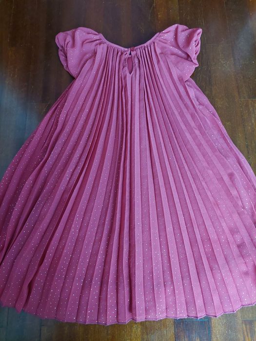 Vestido rosa 5/6 anos