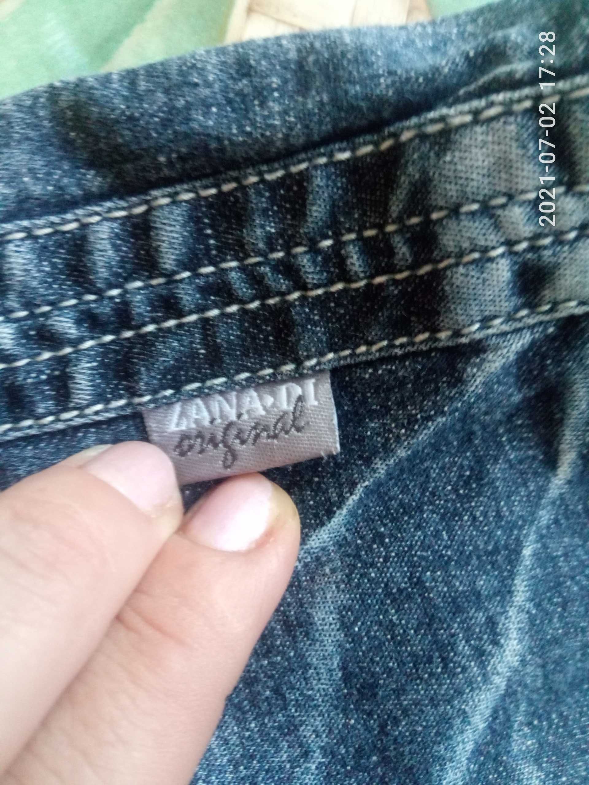 Бриджи,капри джинсовые Zana Di Jeans большого размера р.26(54-56-58)