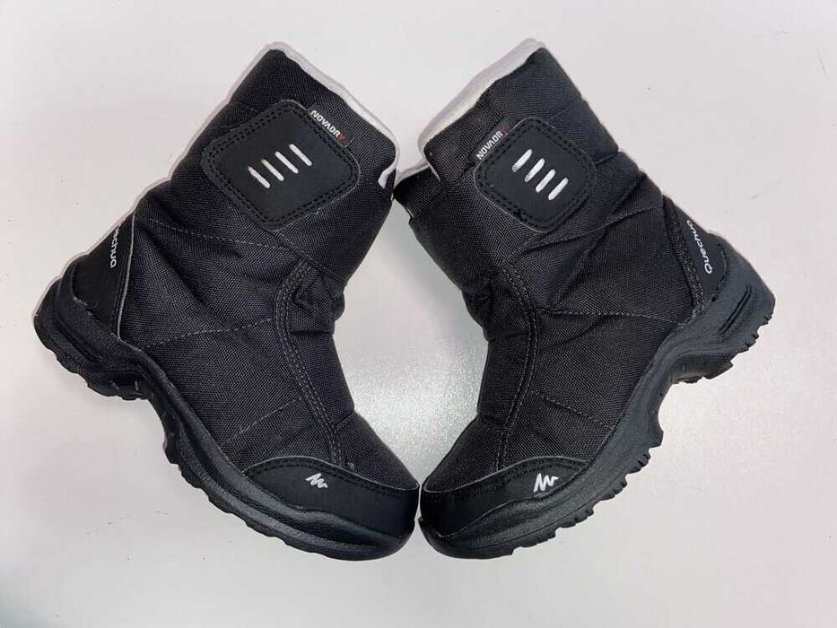 Зимові теплі чоботи quechua novadry, р-р 31-32, устілка 19,5 см.