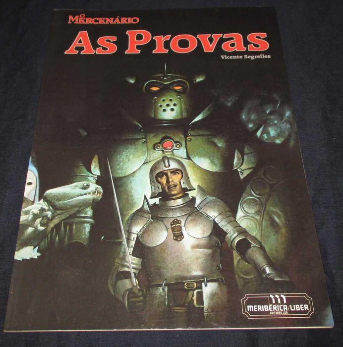 Livro BD As Provas O Mercenário Meribérica 1ª edição