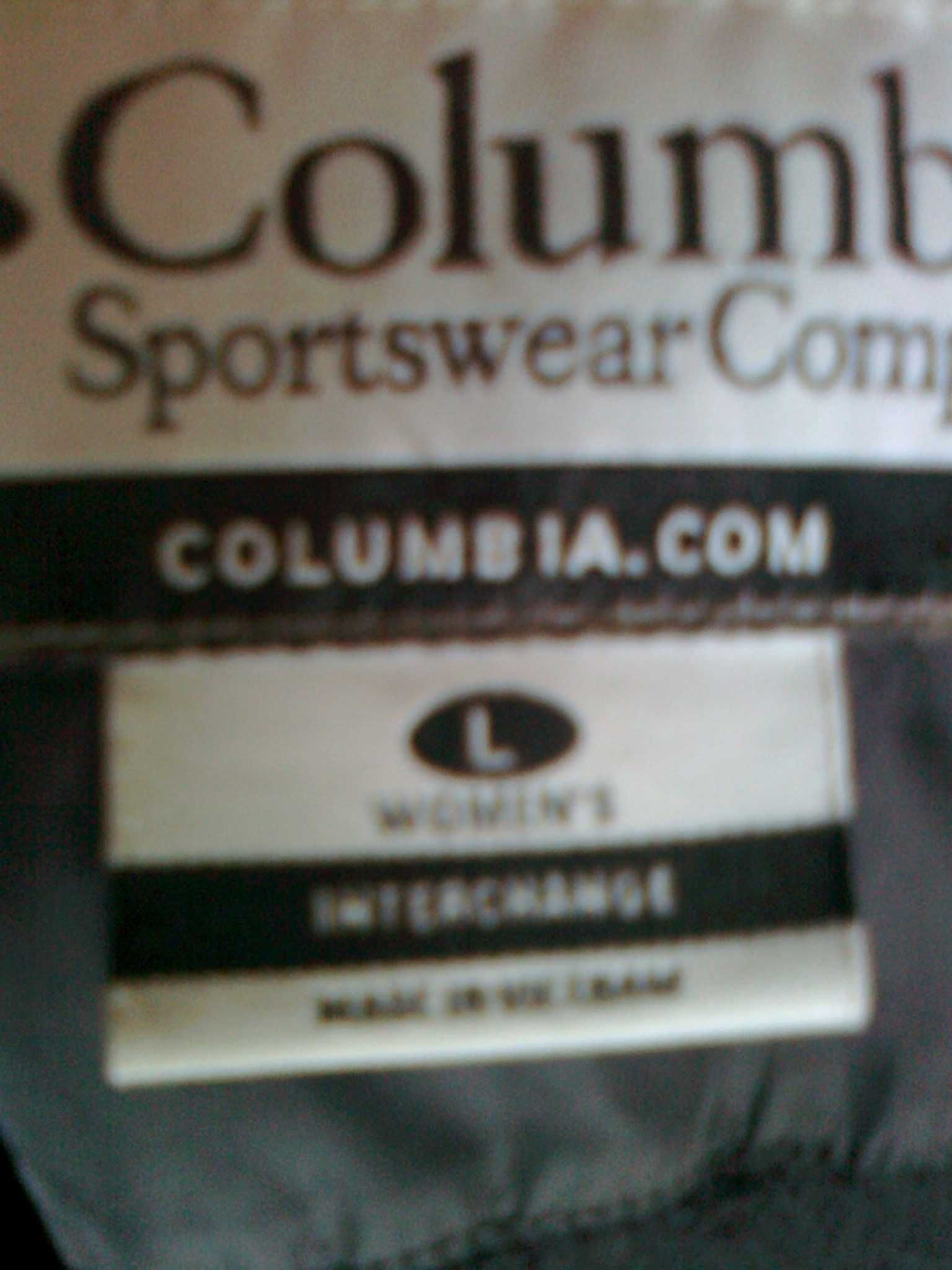 Куртка ветровка женская "L" тм COLUMBIA