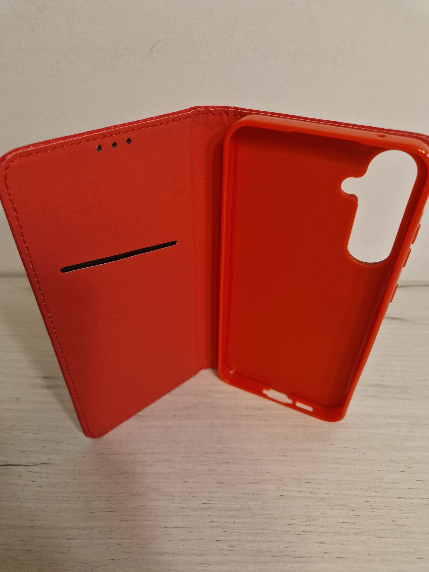 Kabura Smart Book MAGNET do SAMSUNG GALAXY A55 5G Czerwona