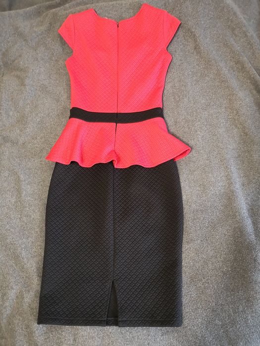 Сукня міді чорно-червона (платье)