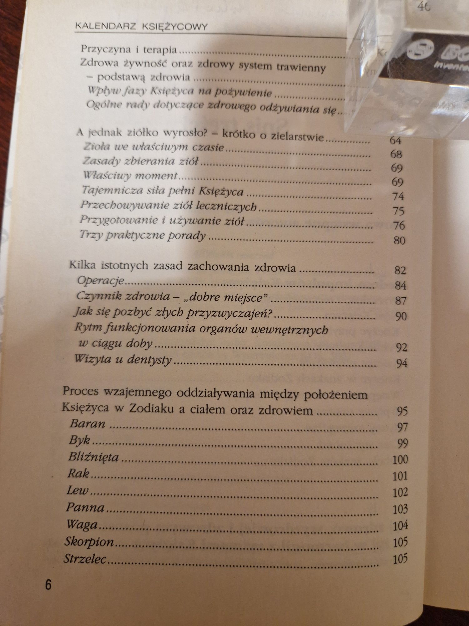 Książka poradnik "Kalendarz księżycowy"