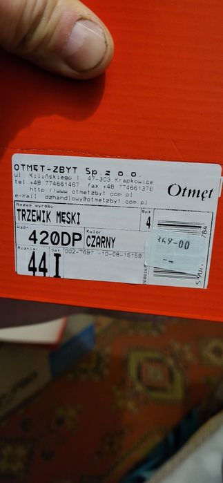 Buty otmęt r.44 nowe