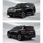 Обвес Modellista LC300 TOYOTA Land Cruiser 300 Губа бампера Диффузор