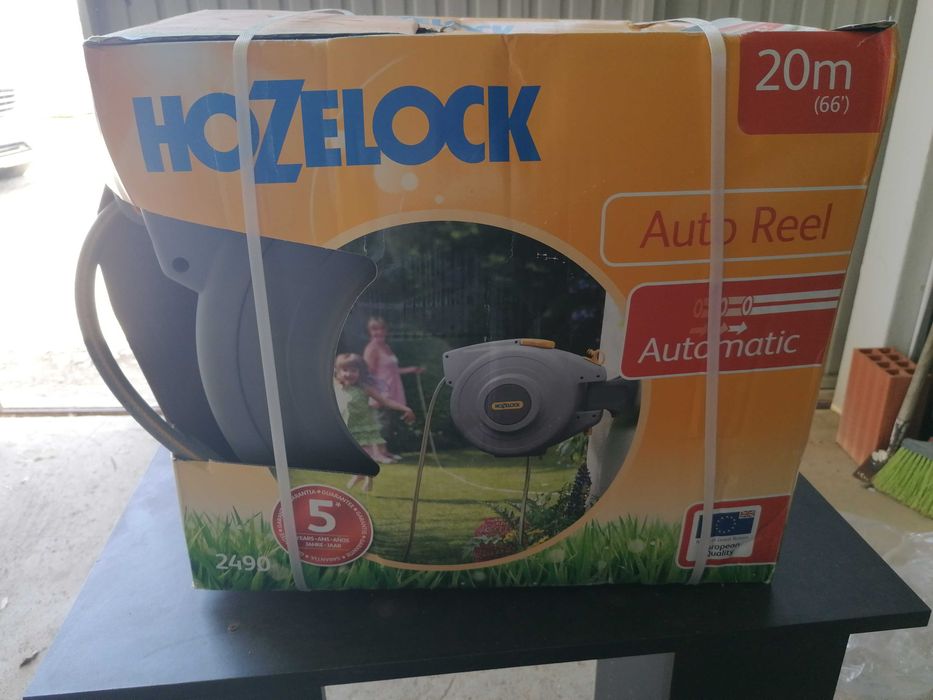 Hozelock Enrolador mangueira com 20m montagem parede