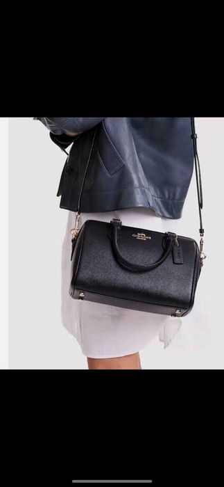 Сумка женская сумочка клатч шоппер Coach натуральная кожа