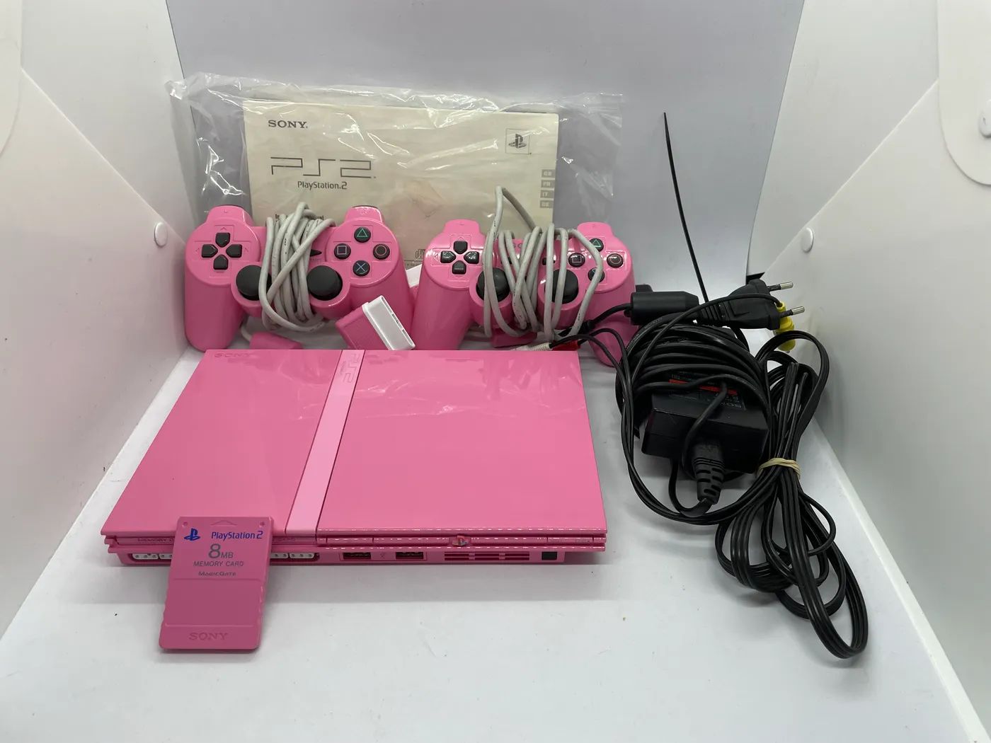 Konsola PlayStation 2 PS2 Slim Pink SCPH-77004+Karton+Manual UNIKAT