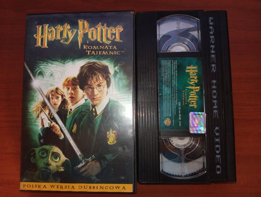 Kaseta VHS Harry Potter i Komnata Tajemnic