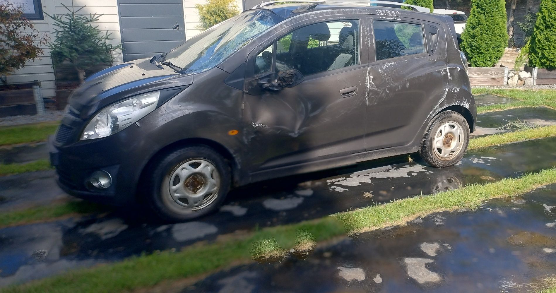 Chevrolet Spark - uszkodzony, jezdny OKAZJA