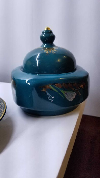 Изысканный, заказной, чайный сервиз фарфор УССР коростень 72