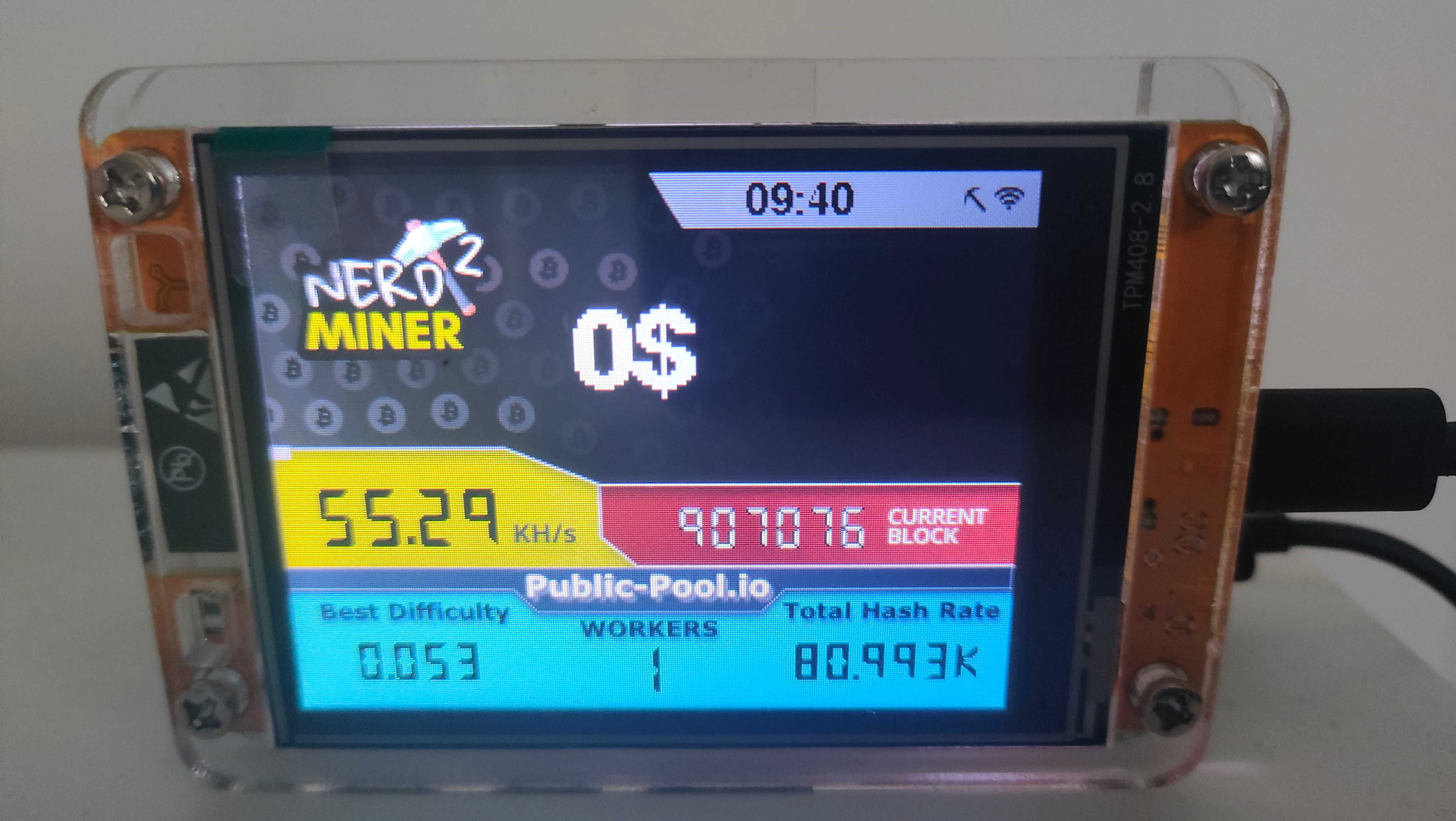 NerdMiner2 - koparka kryptowalut